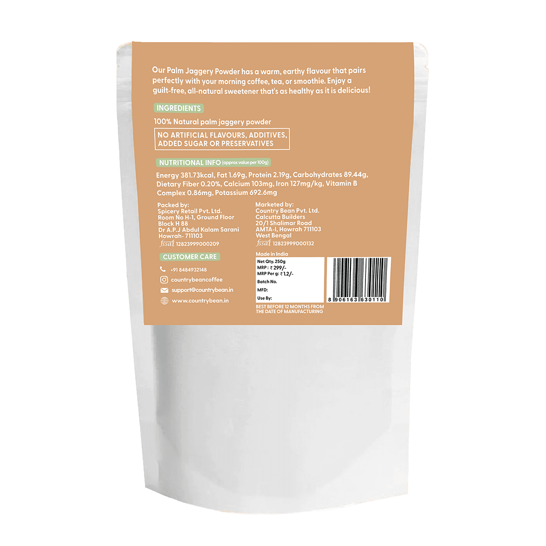 Palm Jaggery Powder 250g