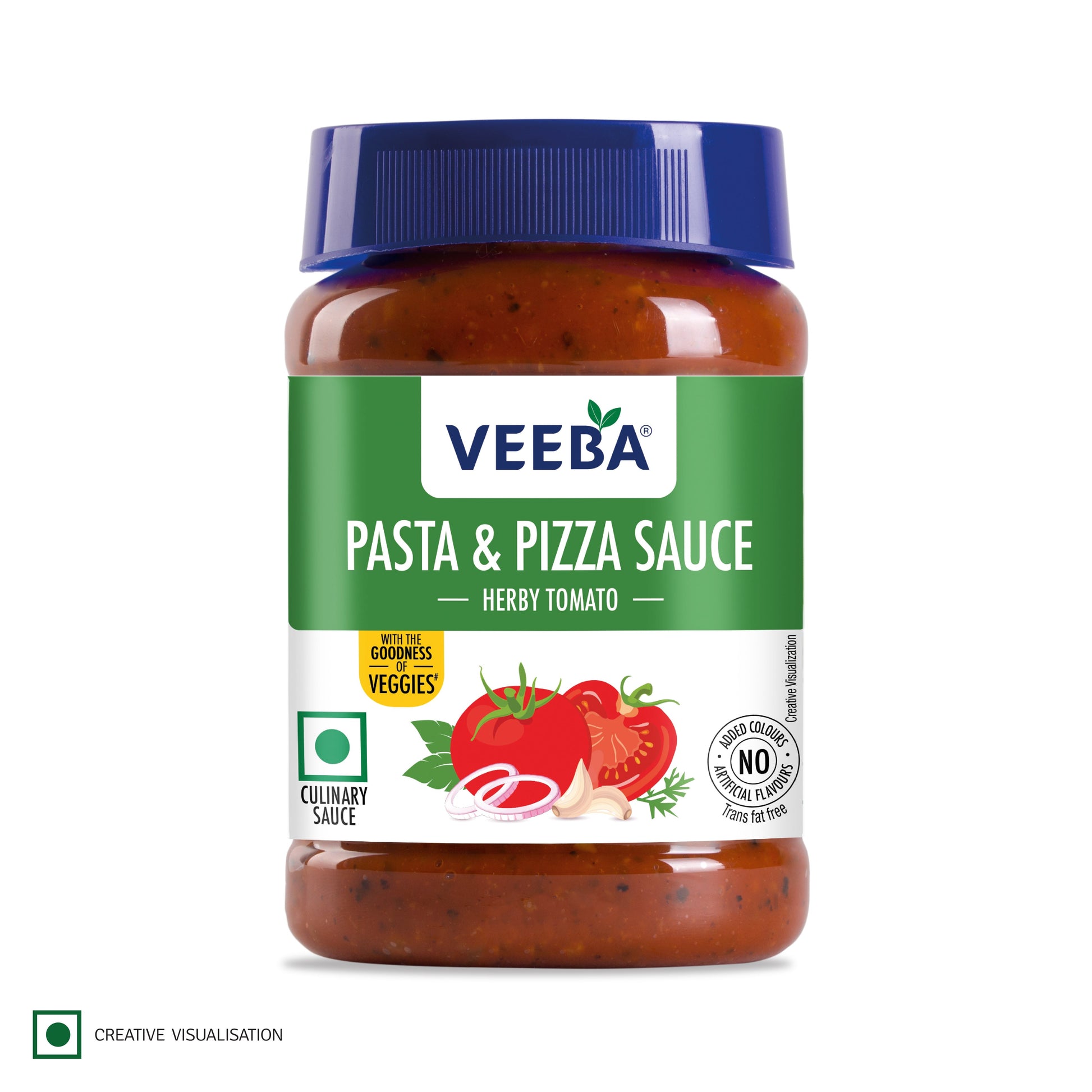 VEEBA PASTA & PIZZA SAUCE HERBY TOMATO (280g)