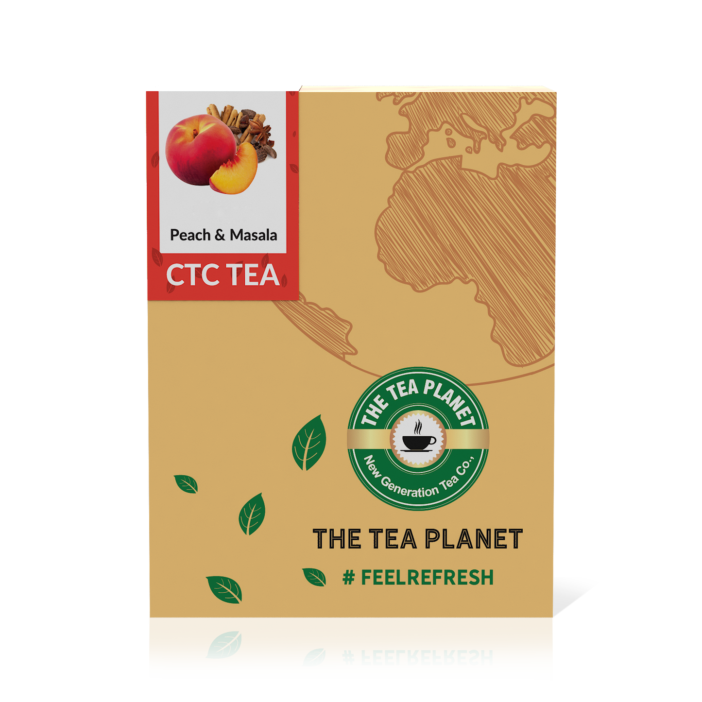 Peach & Masala Flavored CTC Tea