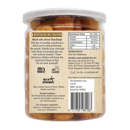 Nutty Yogi Peri Peri Makhana 40g