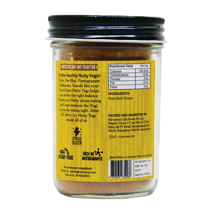 Nutty Yogi Dark Rich Cocoa Powder 100g