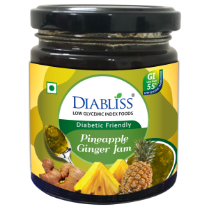 Diabliss Diabetic Friendly Pineapple Ginger Jam 225g
