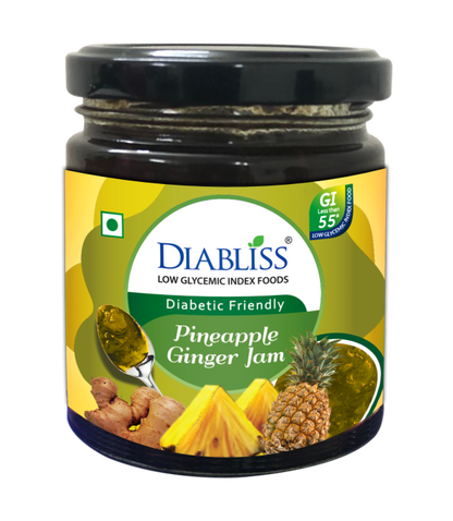 Diabliss Diabetic Friendly Pineapple Ginger Jam 225g