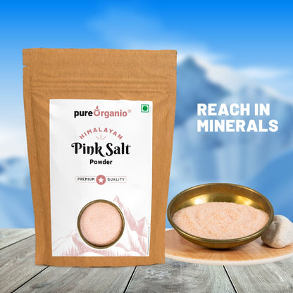 Pure Organio Natural Himalayan Pink Salt Powder