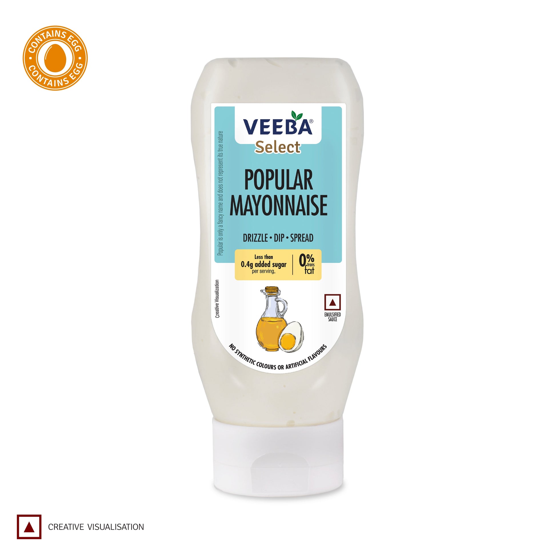 Veeba Popular Mayonnaise [Contains Egg] (280G)