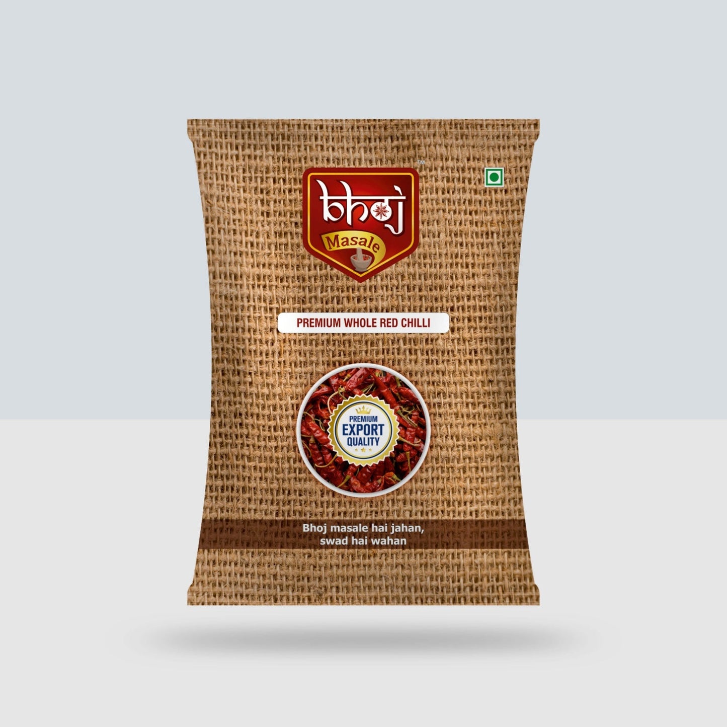 Premium Whole Red Chilli - 500gm (Khadi Laal Mirchi)