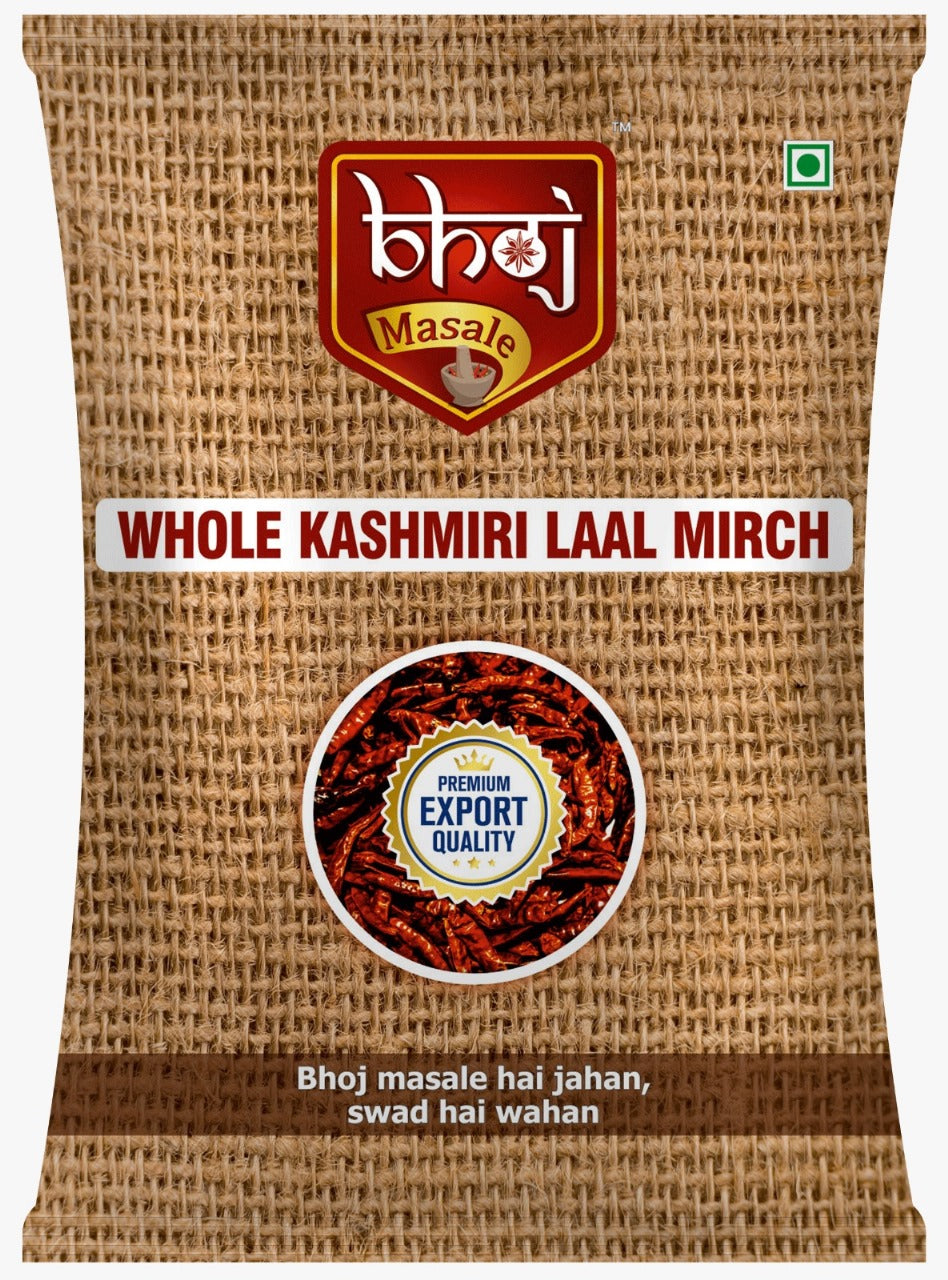 Premium Whole kashmiri Laal Mirch - 25gm (Khadi Kashmiri Laal Mirchi)