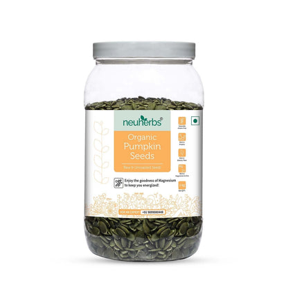 Organic Pumpkin Seeds: Raw, Unroasted for Energy Boost