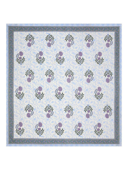 100% Pure Cotton Traditional Printed Bedsheet for Double Bed King Size Bedsheet with 2 Pillow Covers