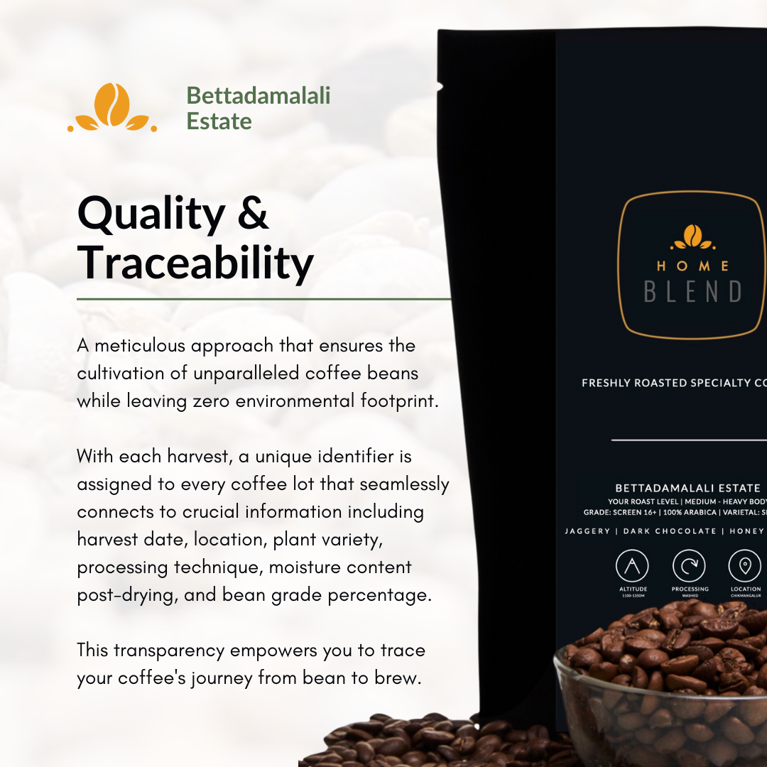 Whole Bean - Bettadamalali Estate - Pack of 250g