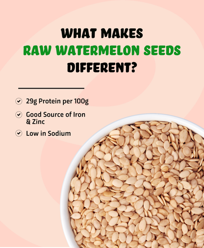 Raw Watermelon Seeds 500g - High in Protein