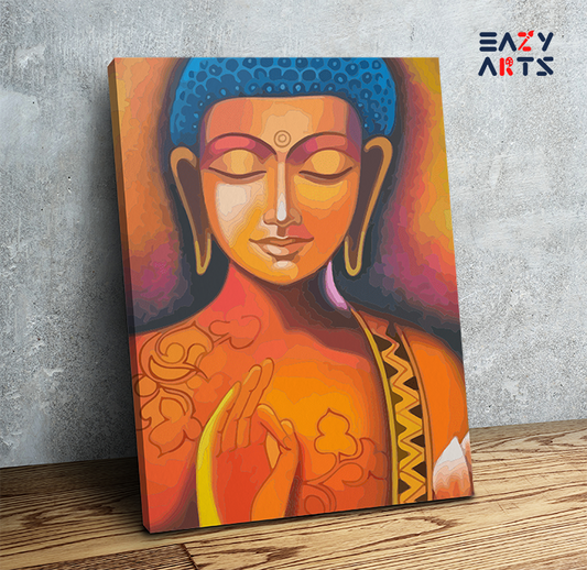 Radiant Peace: Buddha Serenity Paint by Numbers Kit