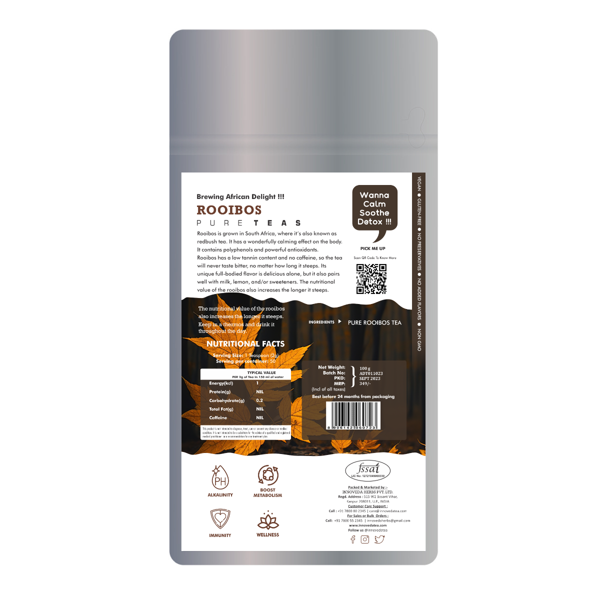 Innoveda Rooibos Tea - 50 gms
