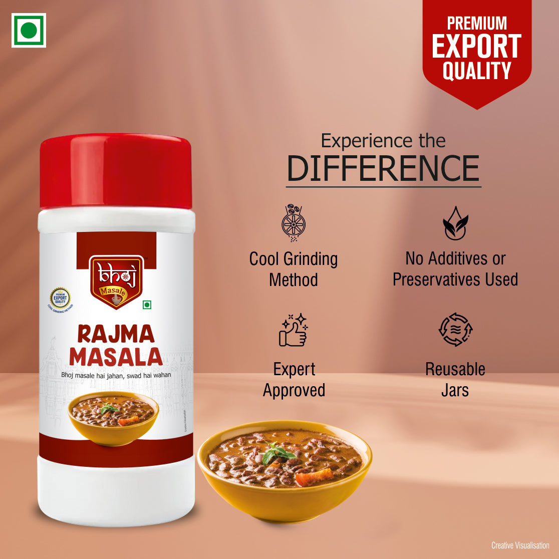 Rajma Masala Powder 1000g ( Pack of 2 x 450g net Each )