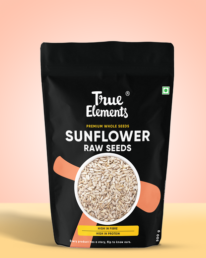 Raw Sunflower Seeds 500g - Good for Skin Health (Contains 25g Protein)