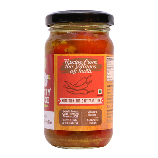 Nutty Yogi Banarasi Whole Red Chilli Pickle 200g