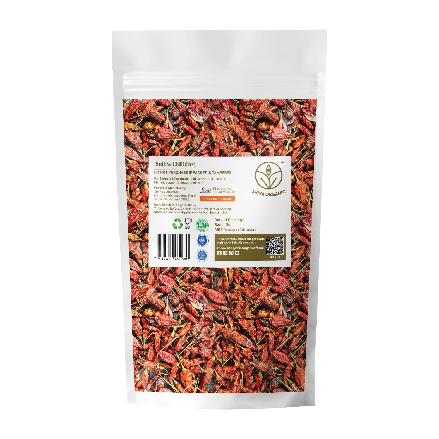 Bird Eye Chilli Dry