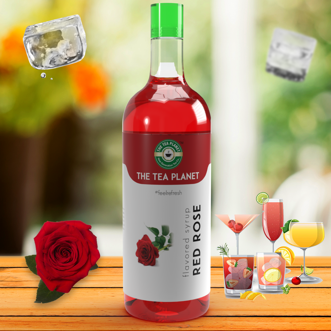 Red Rose Flavored Syrup - 700 ml