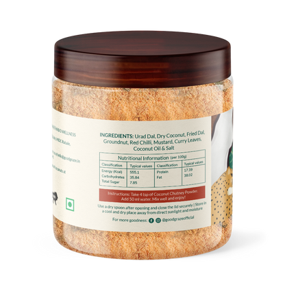 Good Graze Red Chilli Coconut Chutney Powder - 125gms