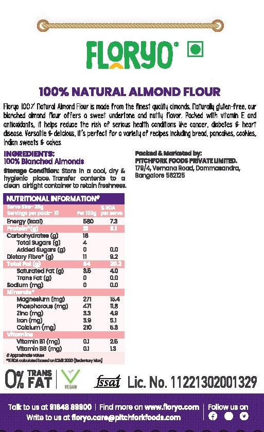 100% Natural Almond Flour