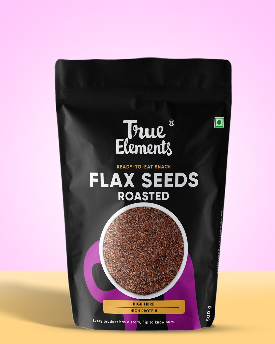 Roasted Flax Seeds 500g - Improves Gut Health