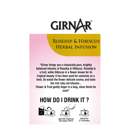Girnar Rosehip & Hibiscus Herbal Infusion