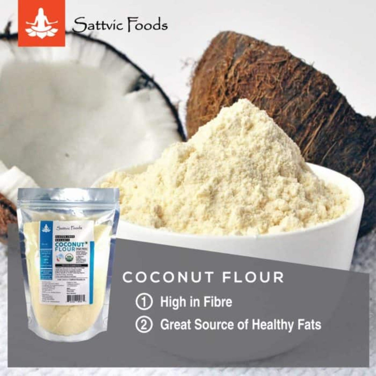 Coconut Flour | Defatted | Keto-Friendly