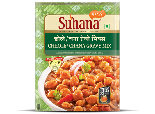 Suhana Chhole Chana Gravy Spice Mix Pouch