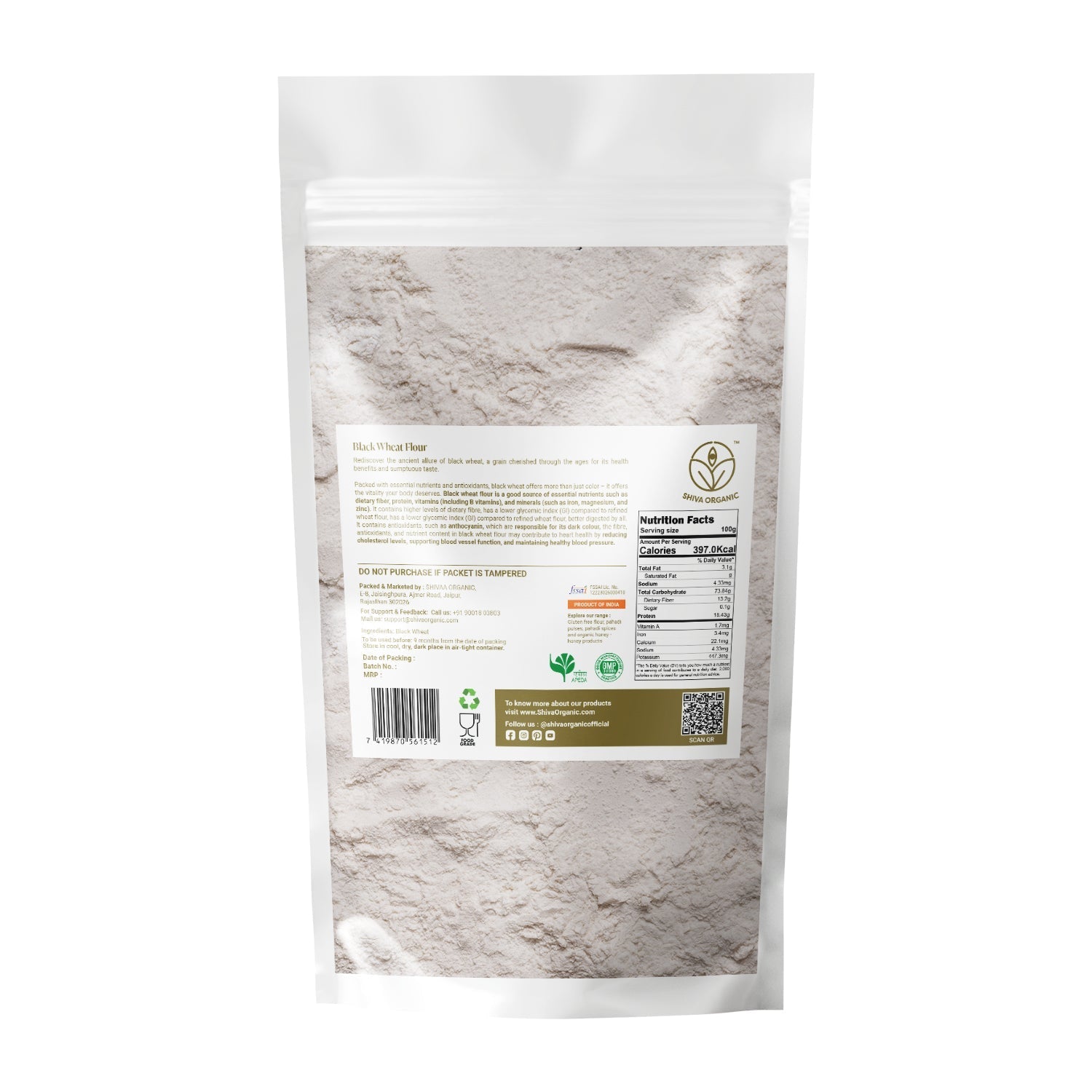 Black Wheat Flour