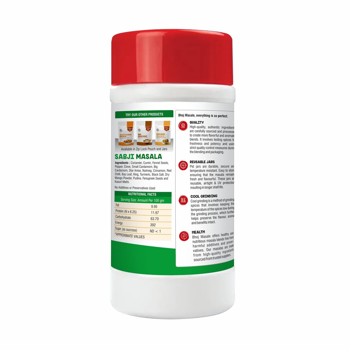 Sabji Masala - 500g (Net 450g)