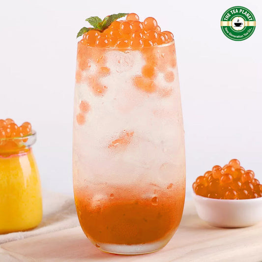 Saffron Popping Boba - 2 kg
