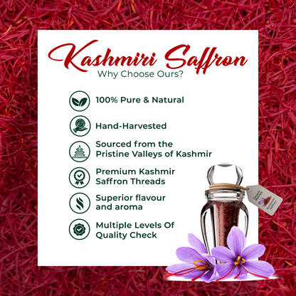 Organic Kashmiri Saffron