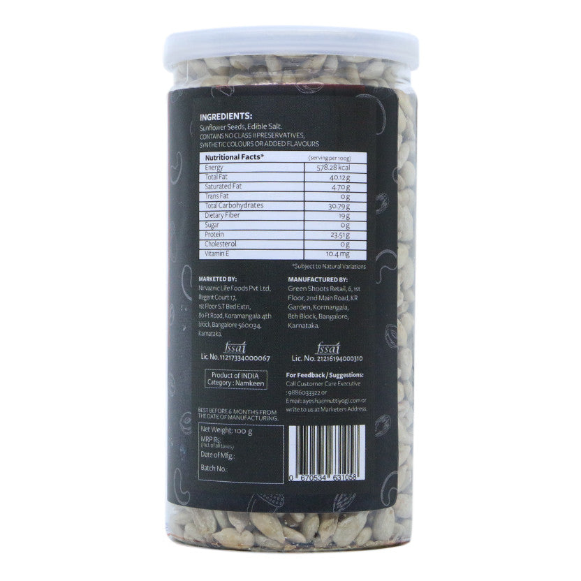Nutty Yogi Salted Sunflower Seeds