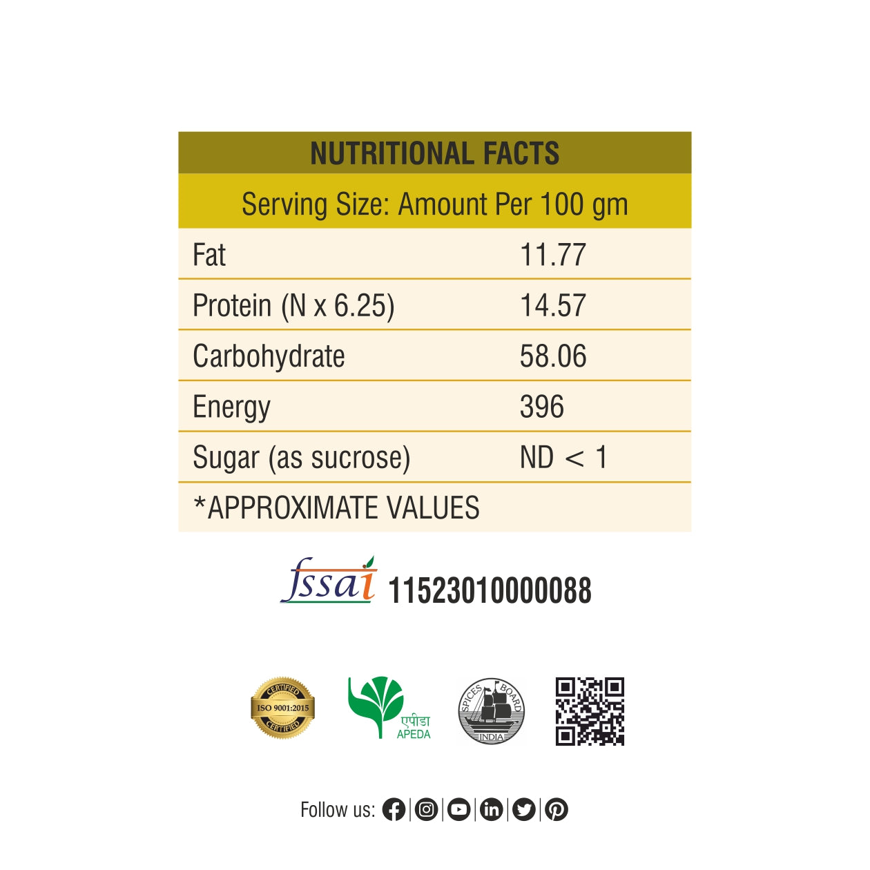 Sambhar Masala -PET JAR 500g (Net 450g)