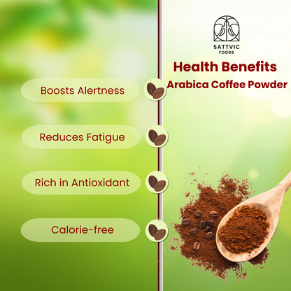 Arabica Organic Coffee Powder | Medium Dark Roast