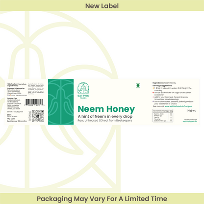 Neem Honey (Raw and Unheated)