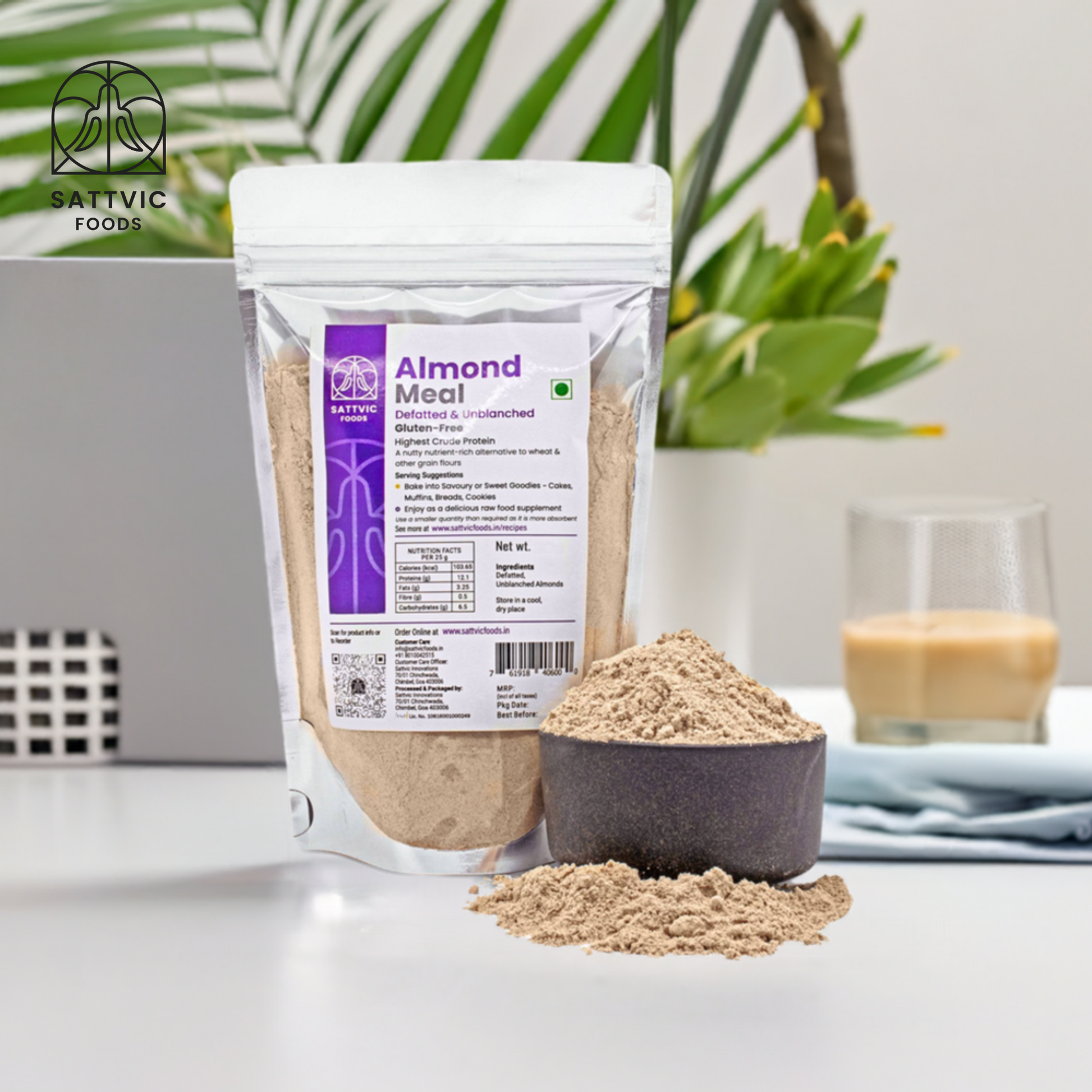 Almond Meal | Defatted, Unblanched, Keto-Friendly, Gluten Free