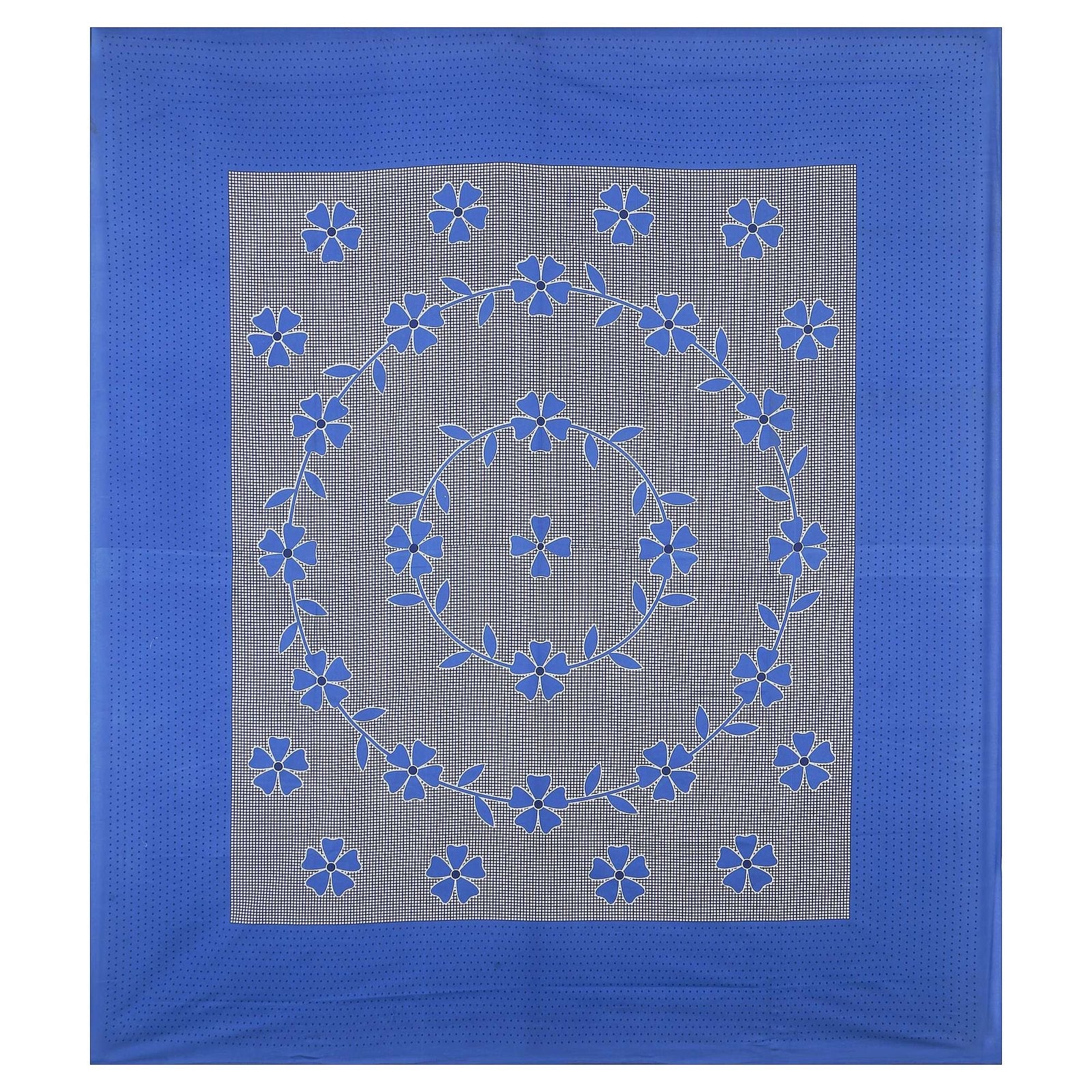 100% Pure Cotton Traditional Printed Bedsheet for Double Bed King Size Bedsheet with 2 Pillow Covers