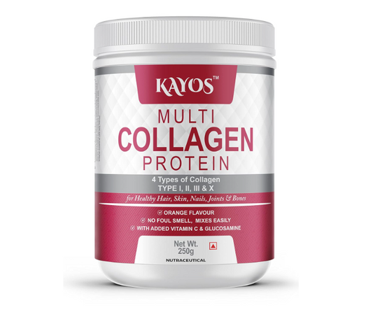 Kayos Multi Collagen Protein Powder - 250 gms