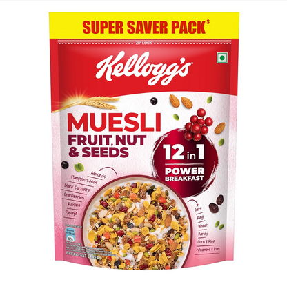 Kellogg's Muesli Fruit Nut & Seeds - 750 gms