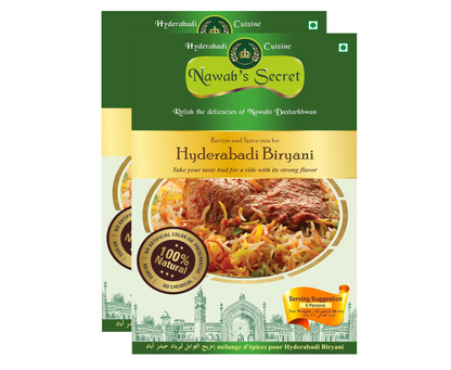 Nawab's Secret Hyderabadi Biryani Masala - 50 gms (Pack of 2)