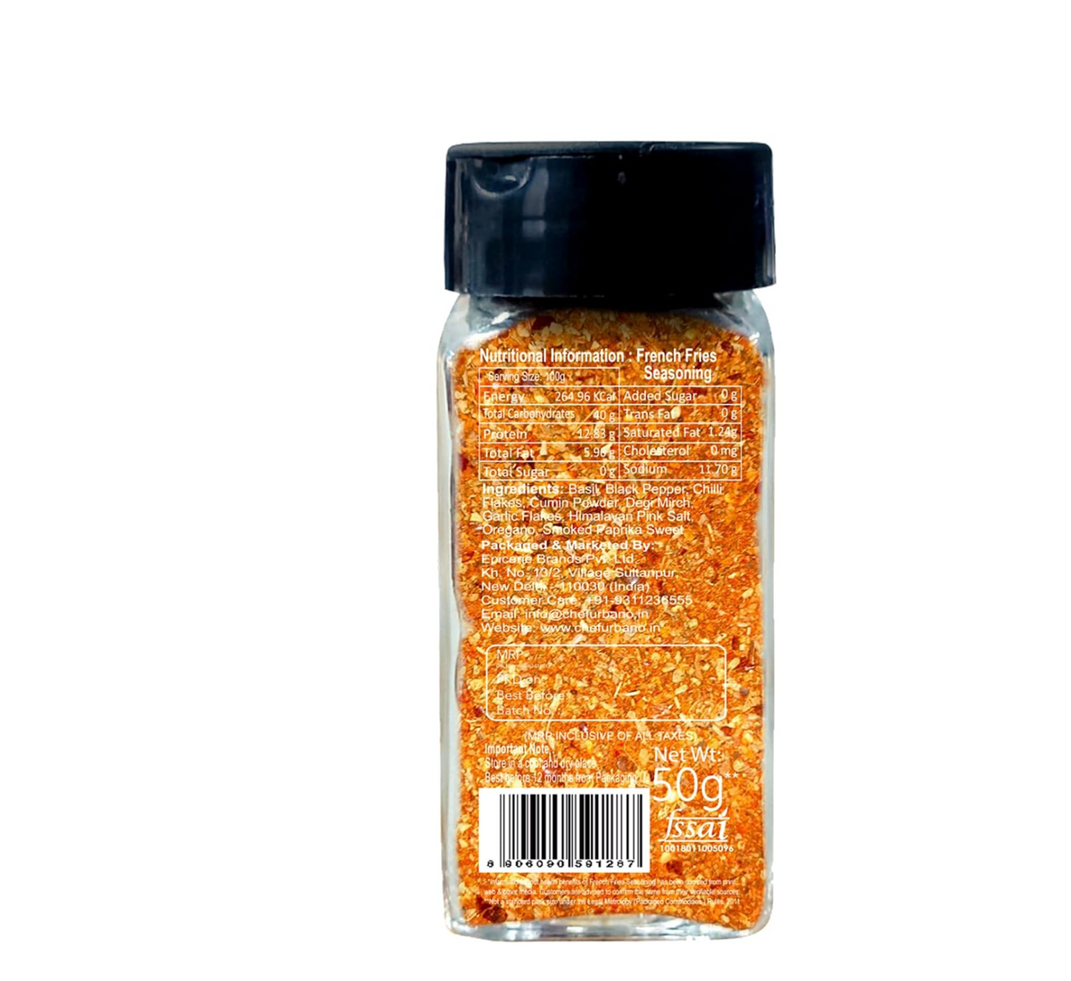 Chef Urbano Spice Mix French Fries Seasoning - 50 gms