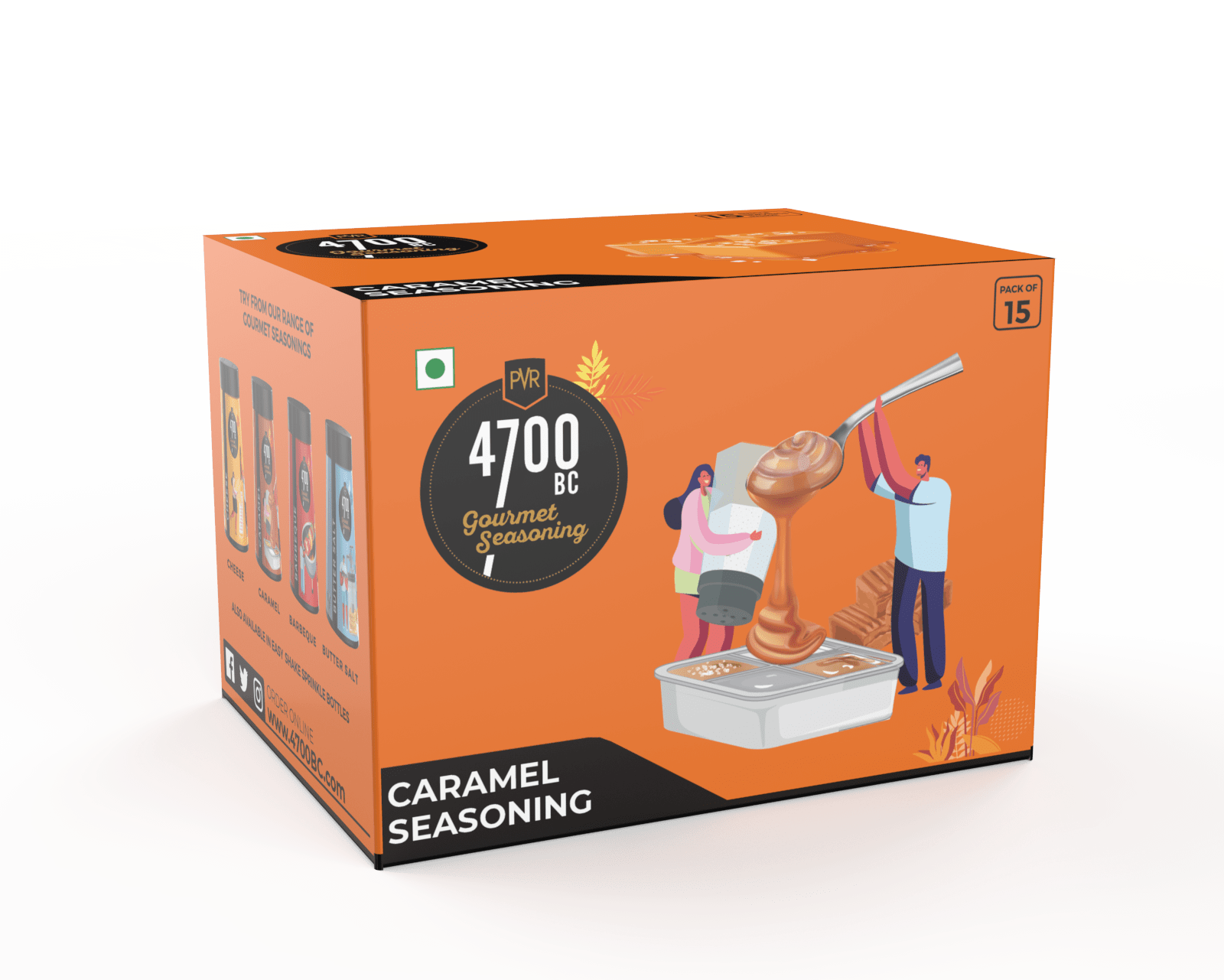 Caramel Gourmet Seasoning (Pouch, Pack of 15)