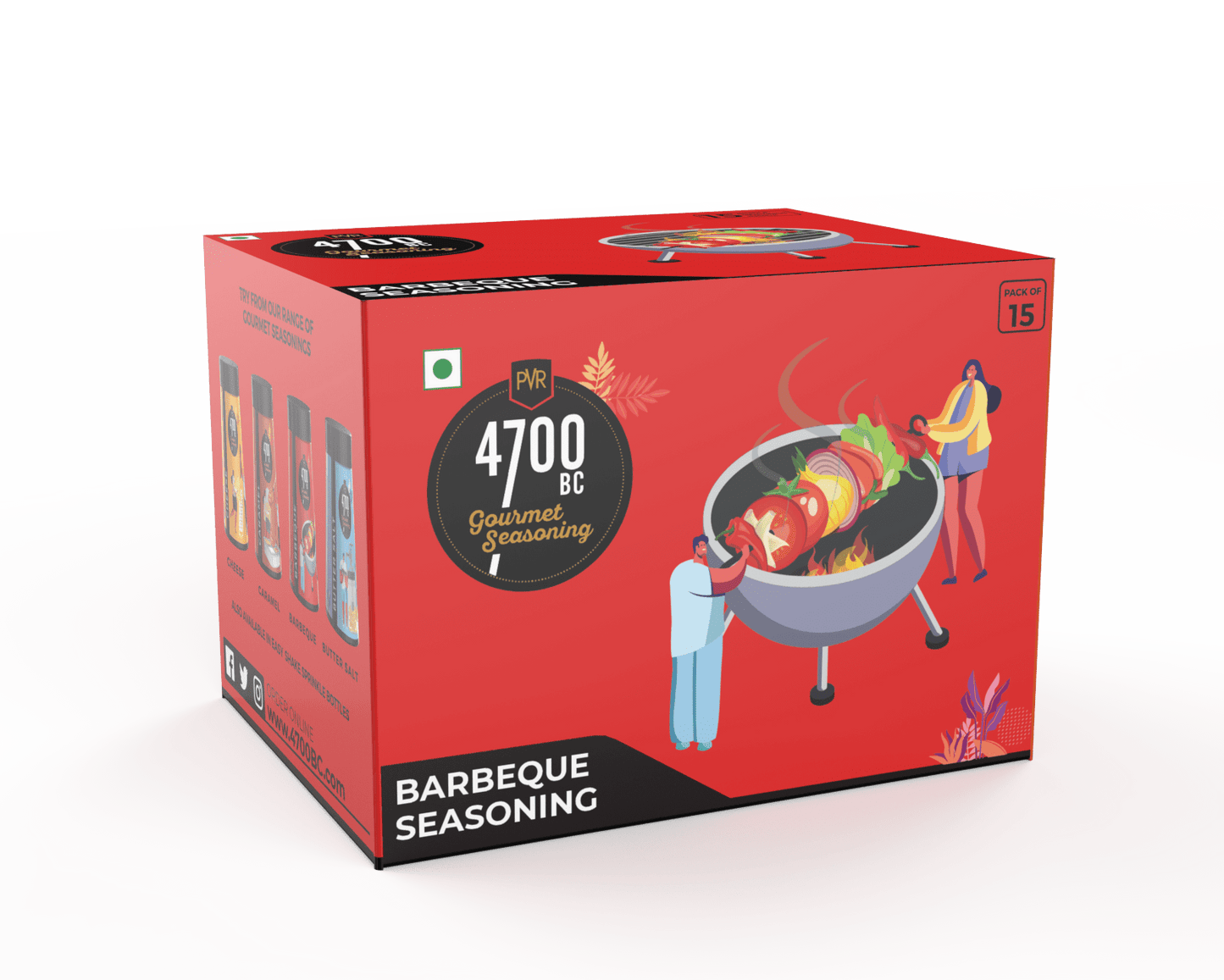 BBQ Gourmet Seasoning (Pouch, Pack of 15)