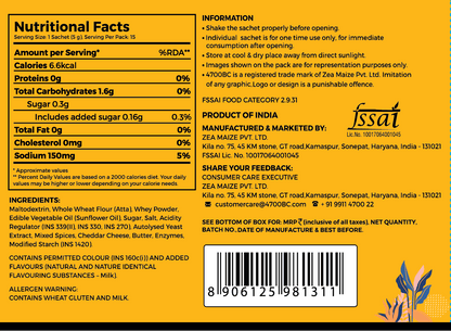Cheese Gourmet Seasoning (Pouch, Pack of 15)