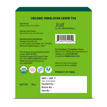 Himalayan Green Tea, 15 Count