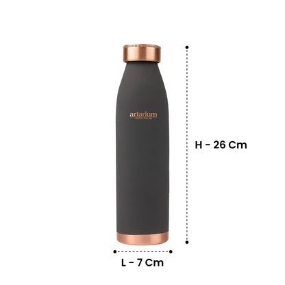 Artarium Eco-Friendly Copper Water Bottle with Gift Box 1L