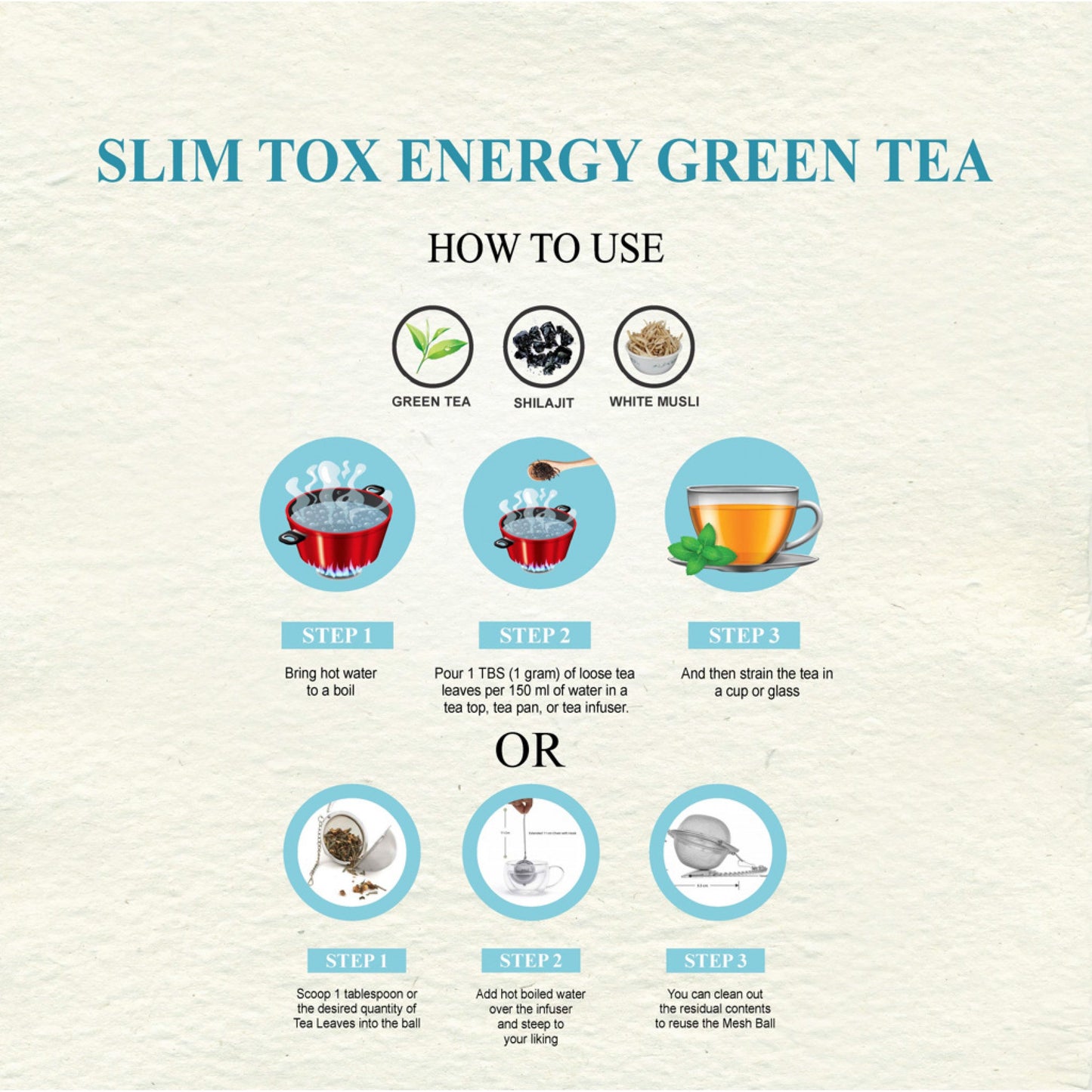 Love Earth Slim Tox Energy - Organic Green Tea - 30gms