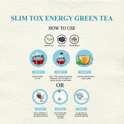 Love Earth Slim Tox Energy - Organic Green Tea - 30gms