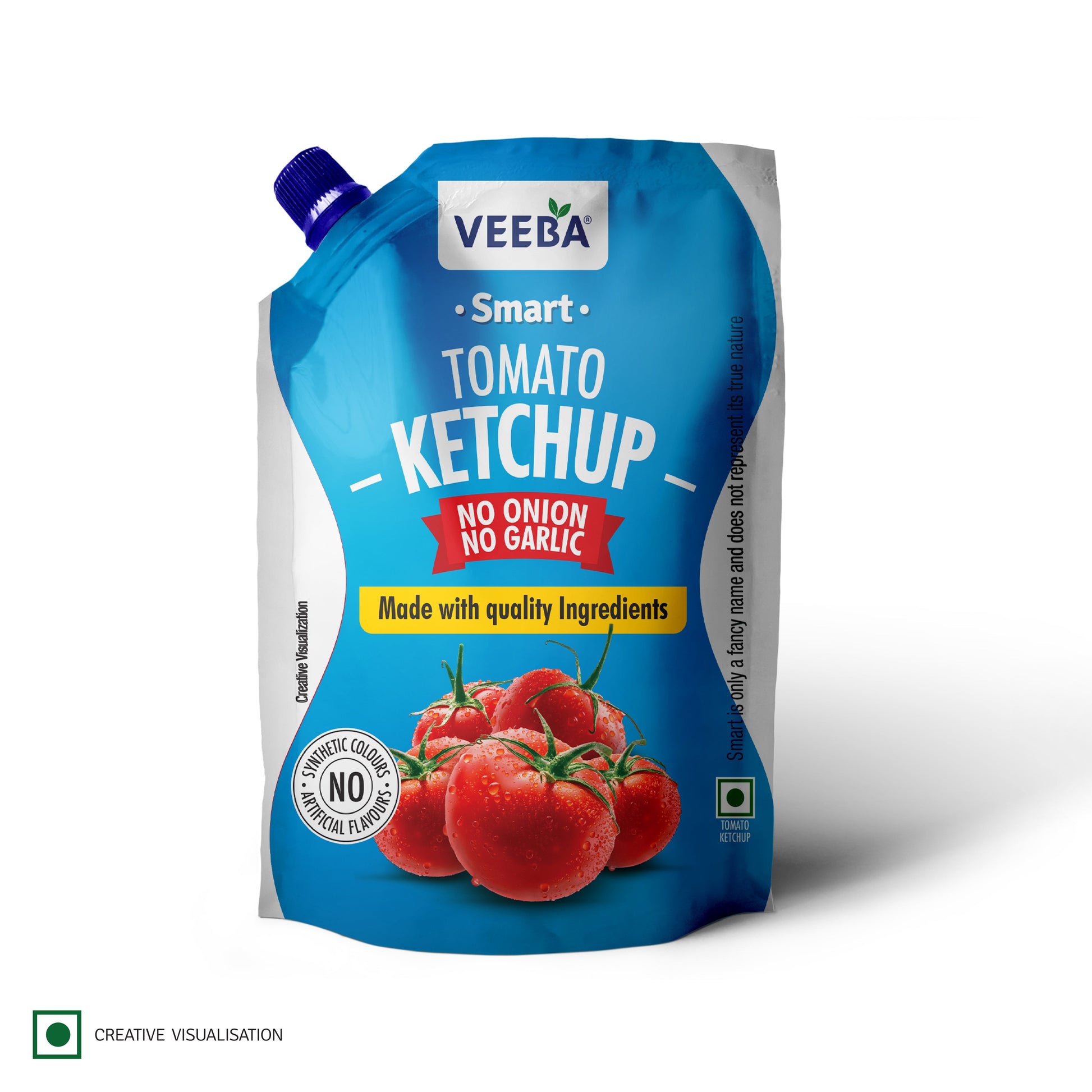 VEEBA SMART TOMATO KETCHUP NO ONION NO GARLIC (450G)